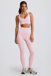 Super Sculpt Seamless High-Waist Leggings in Powder Pink