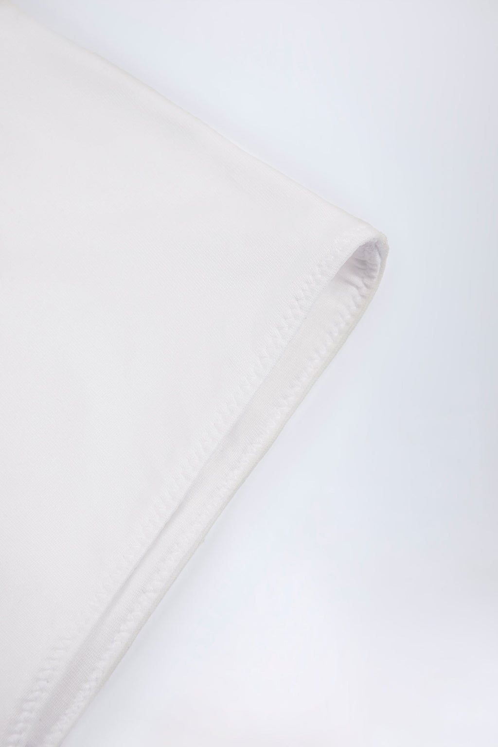 Slinky Jersey Low-Rise Hotpants in White