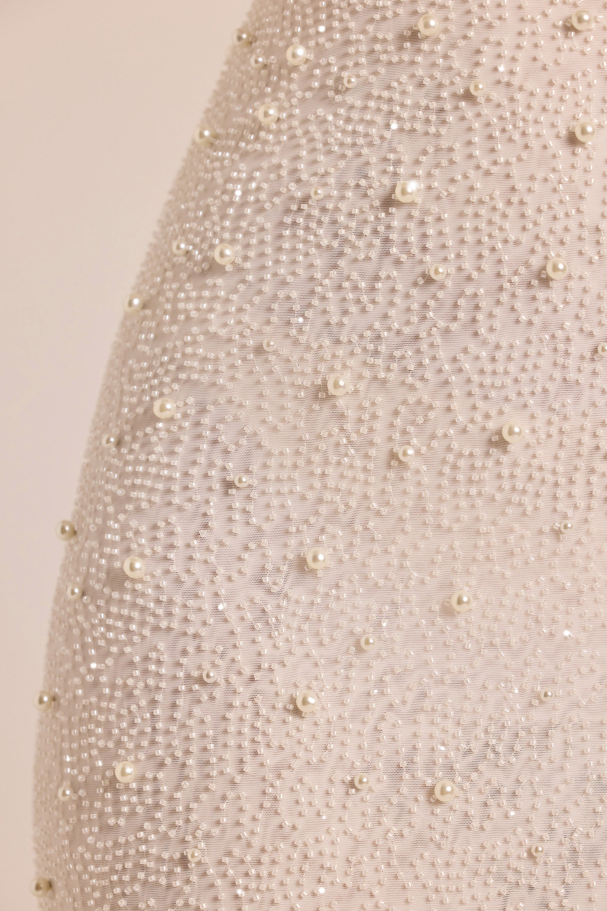 Embellished Long Sleeve Backless Maxi Dress in White