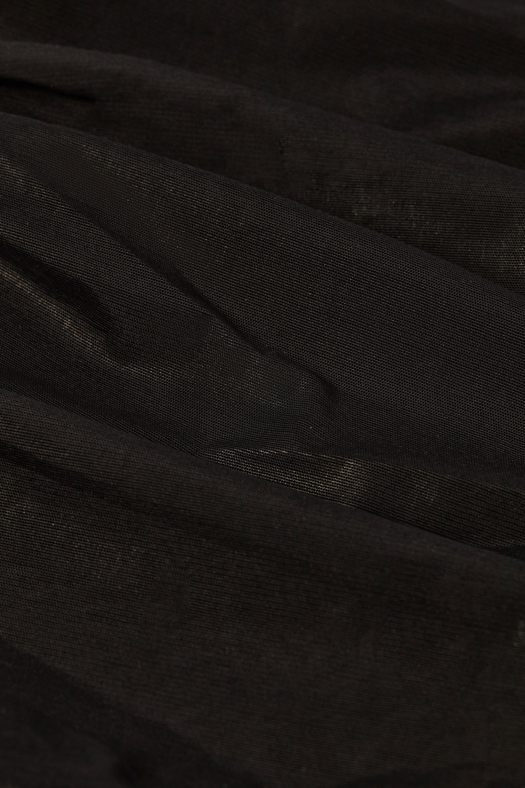 Metallic Ruffle Low-Rise Flared Trousers in Black