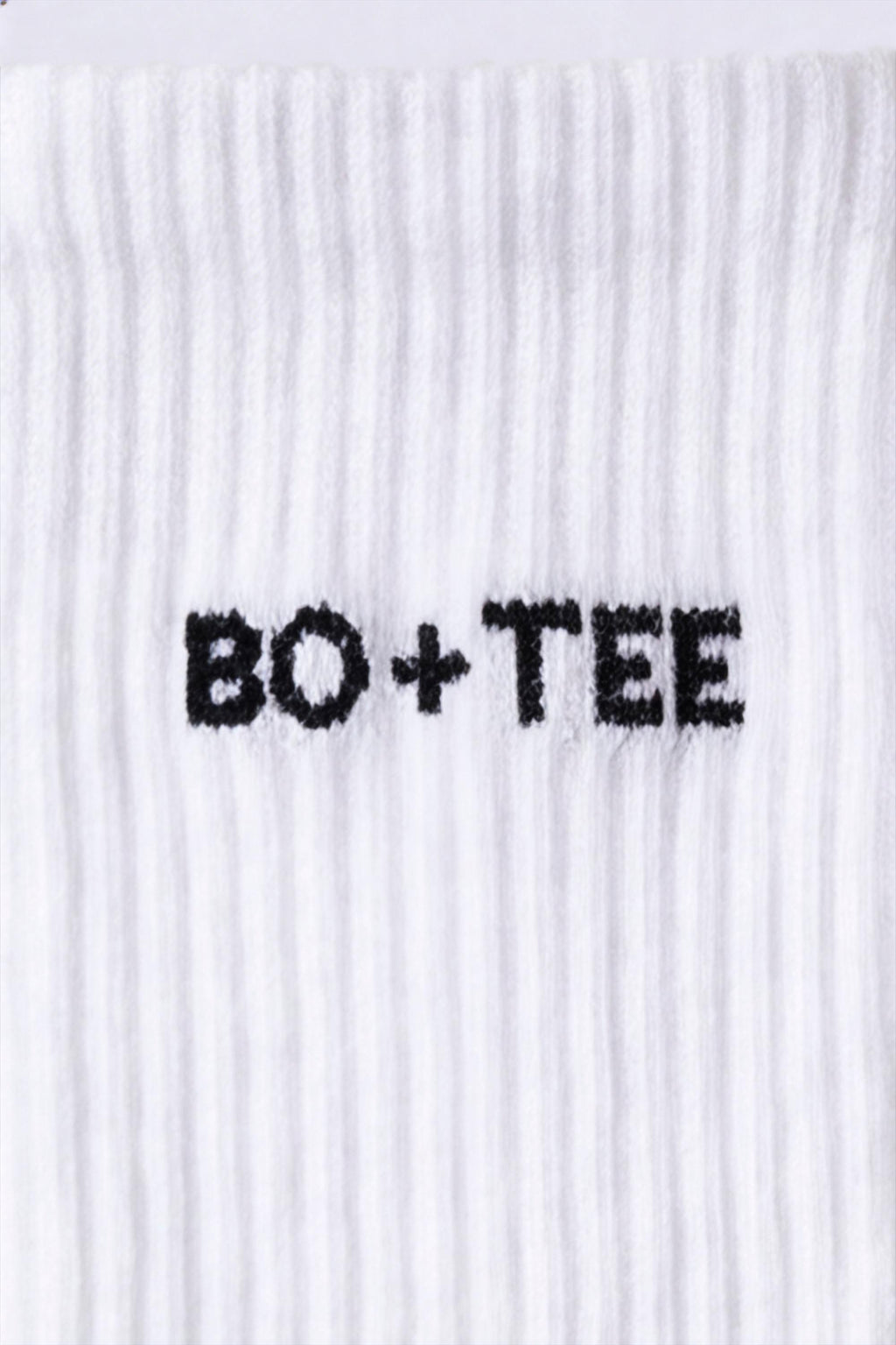 Ribbed Half-Crew 3-Pack Socks in White Pink